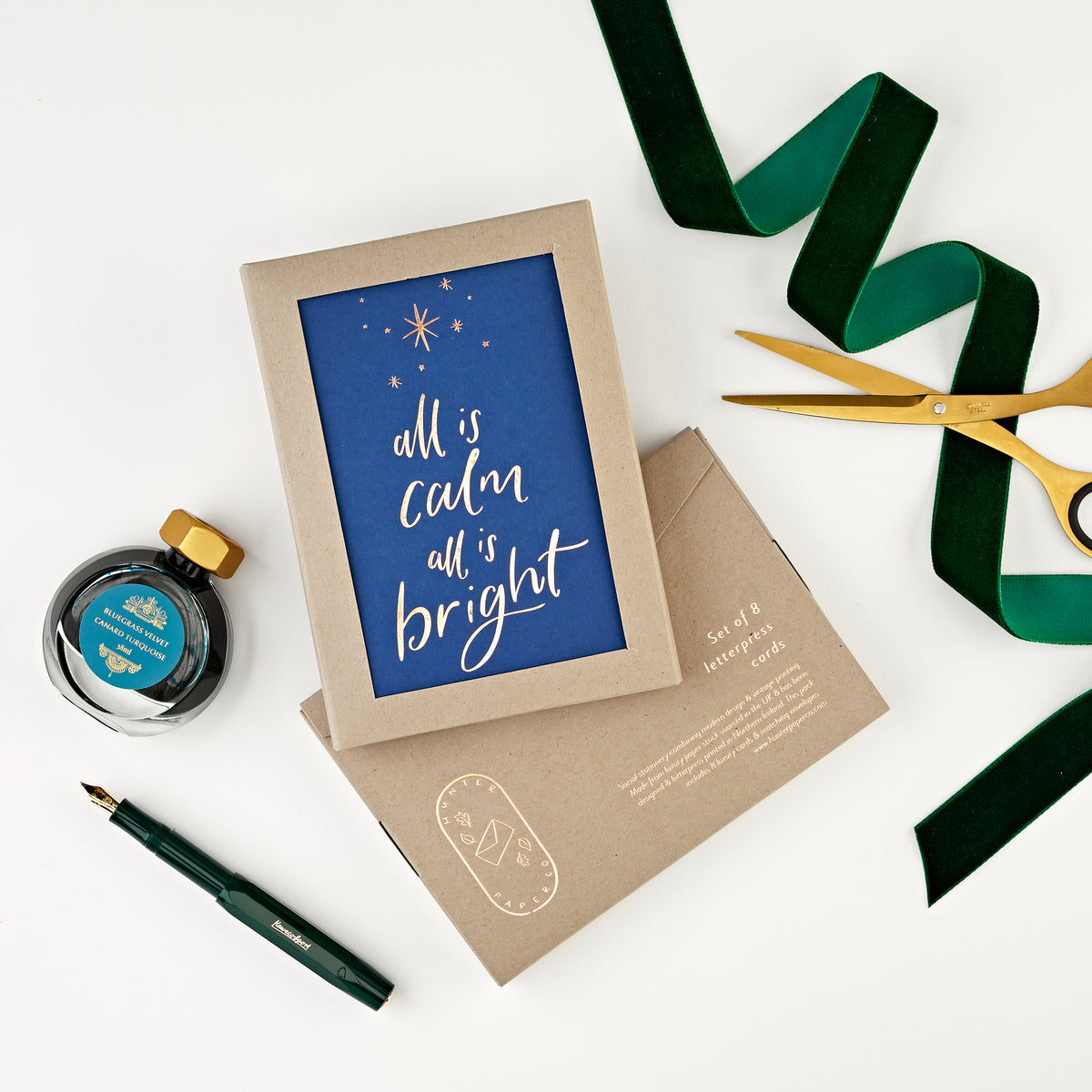 All Is Calm All Is Bright Pack of 8 Christmas Cards