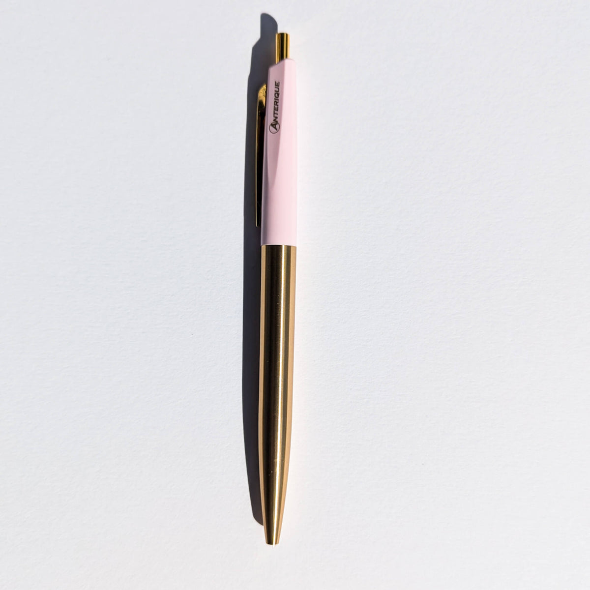 Anterique BP2 Brass 0.5mm Ballpoint Pen Baby Pink