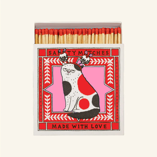 Archivist Christmas Cat Box of Matches - Store Pickup Only