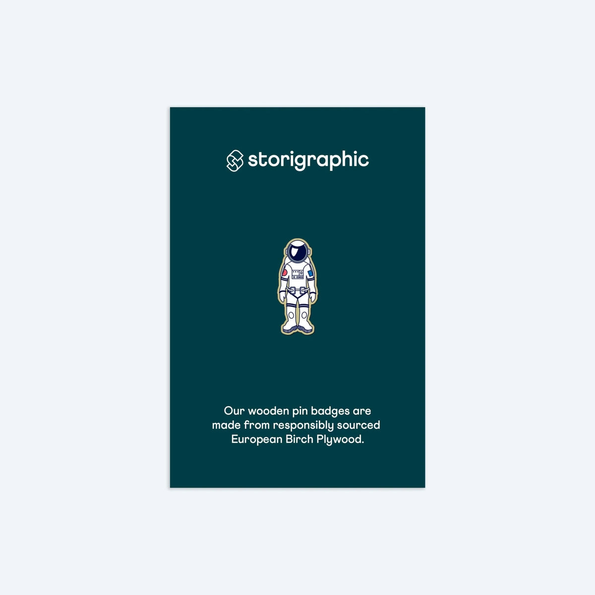 Storigraphic Wooden Pin Badges