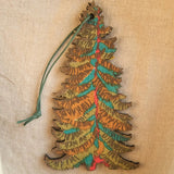 East End Press Wooden Christmas Tree Decoration