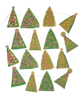 East End Press Christmas Trees 3m Sewn Garland