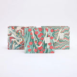 Hand Marbled Medium Gift Bags - Christmas Splendour