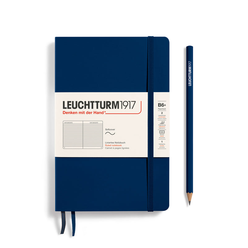 LEUCHTTURM1917 B6+ ノート 4冊セット Leuchtturm 1917 Hardback B6 Ruled Notebook, £19.50