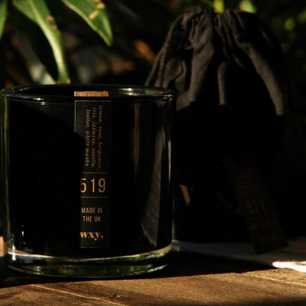 Wxy Umbra 12.5oz 519 Lemon White Musk & Leather Candle