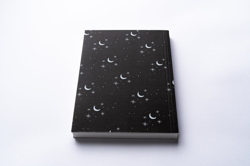 Hunter Paper Co. Moons  A5 Lined Notebook