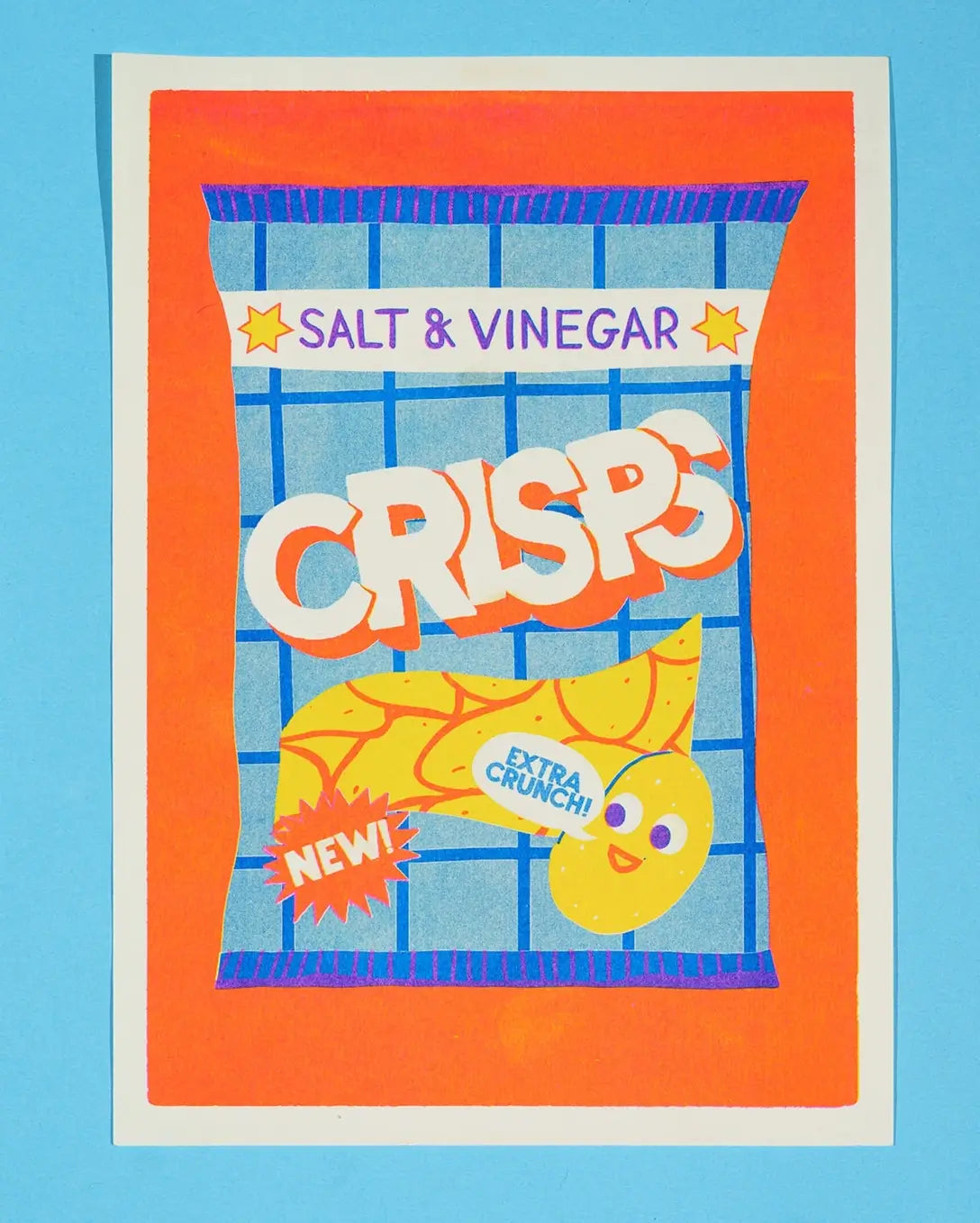 Crisp A4 Riso Print, $17.07