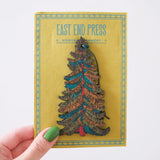 East End Press Wooden Christmas Tree Decoration