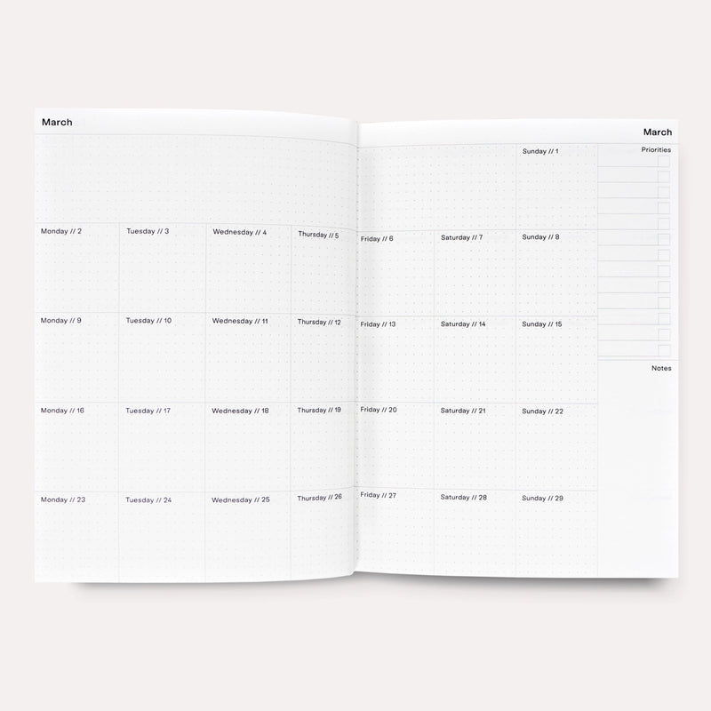The Completist Numero 2026 Weekly Diary