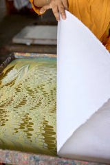 Hand Marbled Celebration Large Gift Bags - Bouquet Design