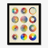Colour Wheel Collection Fine Art Print A3