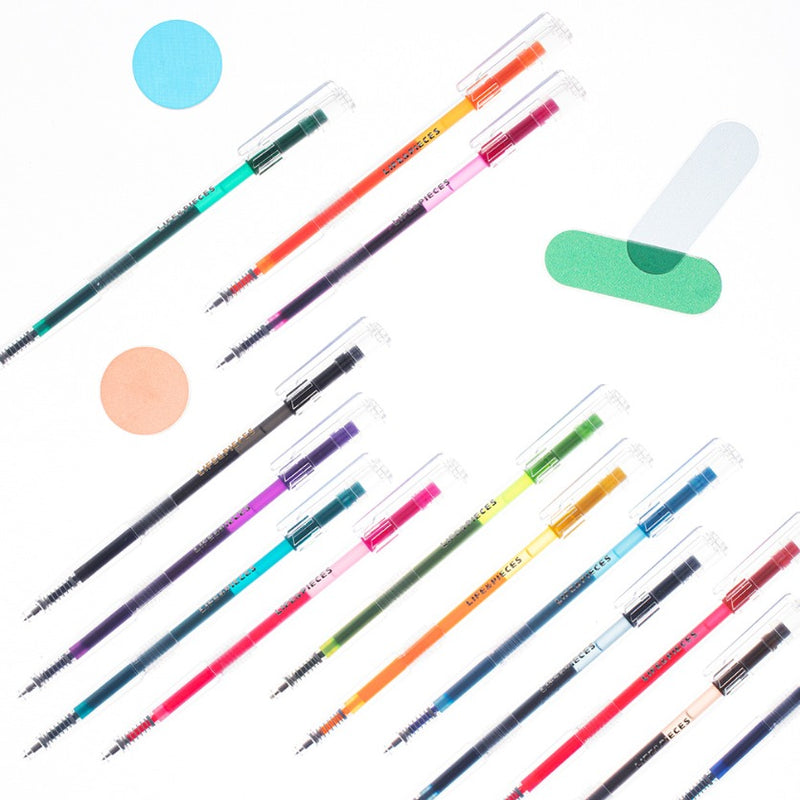 Livework Life Pieces Clear Gel Pen 0.38mm - Various Colours