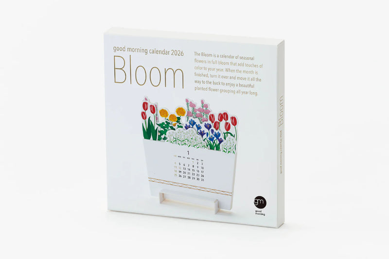 Good Morning Bloom 2026 3D Desk Calendar