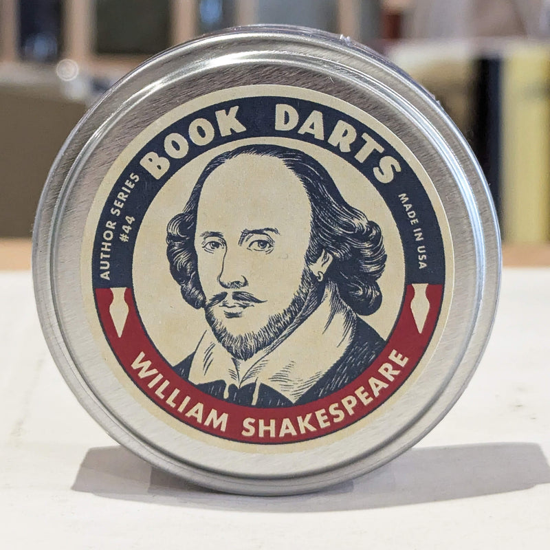 Book Darts Page Markers Tin of 50 Author Series