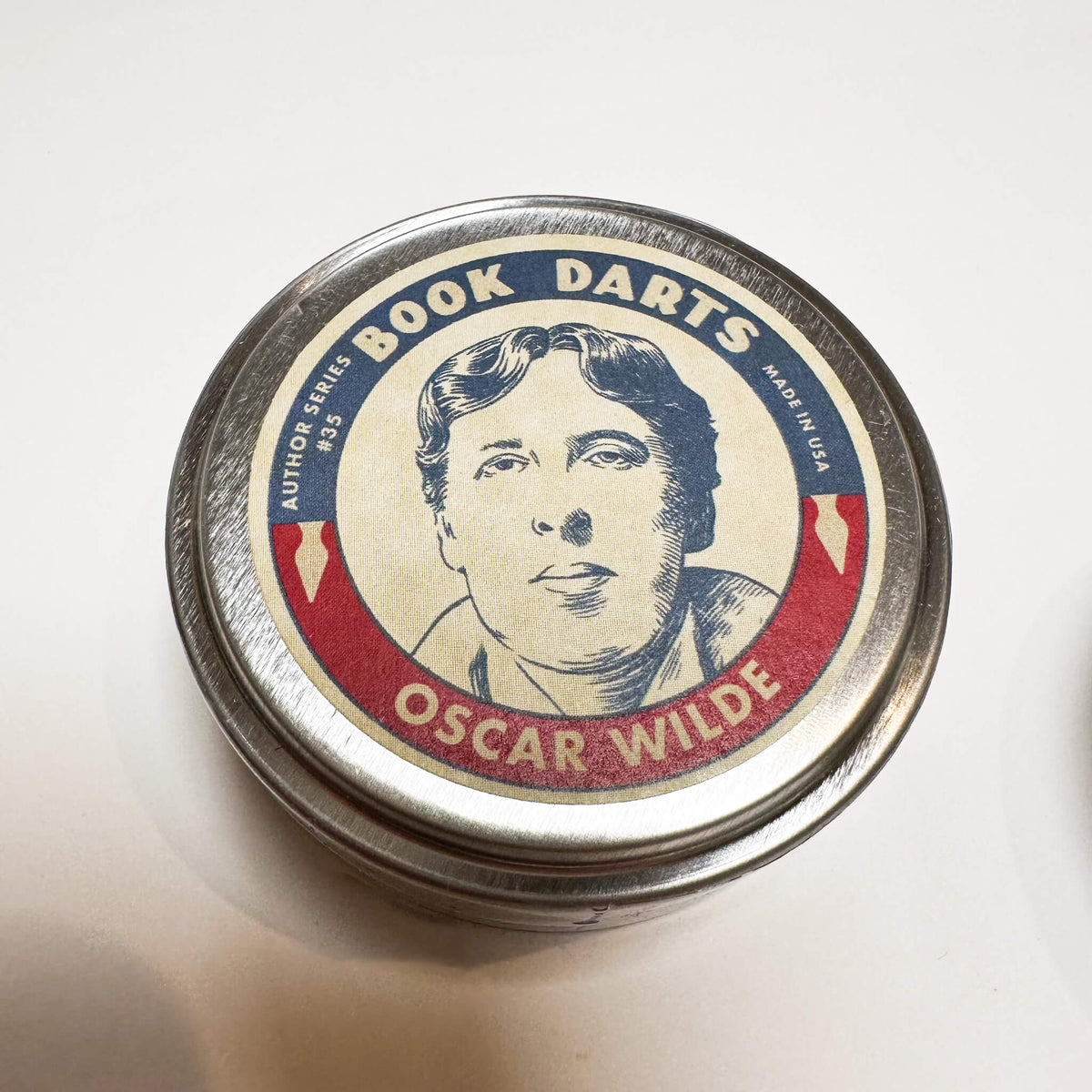 Book Darts Page Markers Tin of 50 Author Series