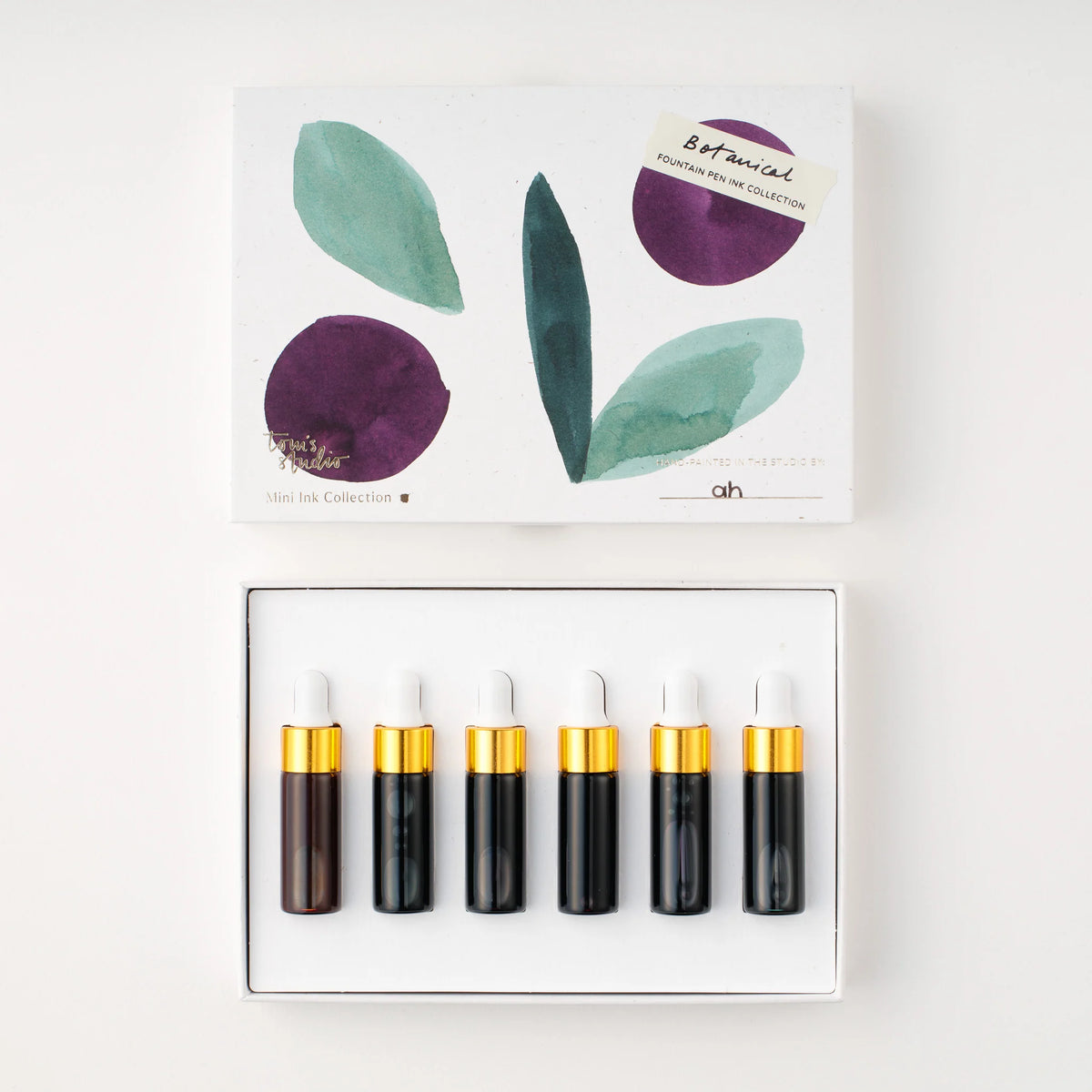Tom's Studio Mini Fountain Pen Ink Set - Botanical
