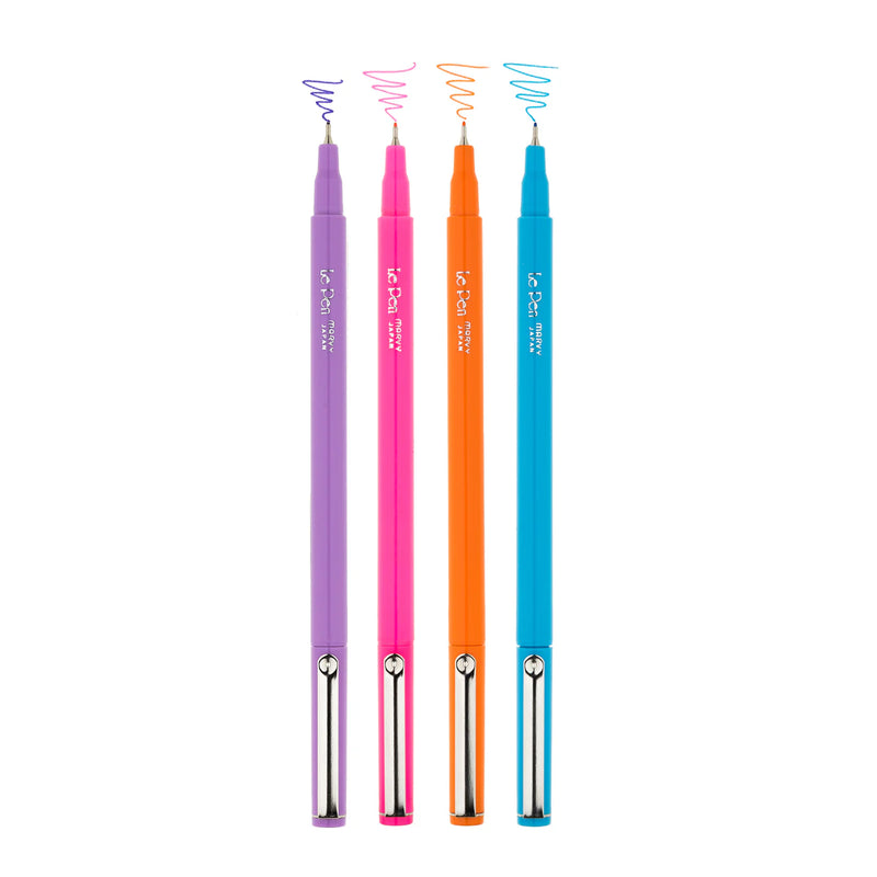 Marvy Uchida 4300 Le Pen Set of 4 Fineliner 0.3mm Pens