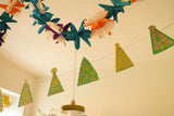 East End Press Christmas Trees 3m Sewn Garland