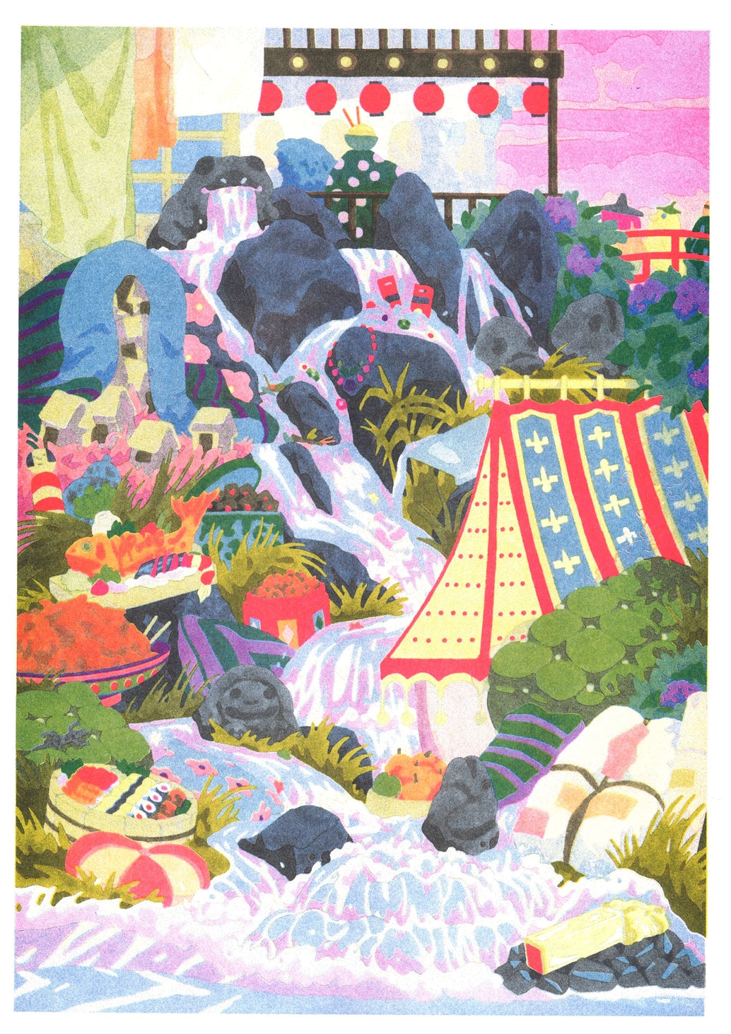 A3 Poster - Camille Gobourg x Miyazaki - Le Voyage de Chihiro