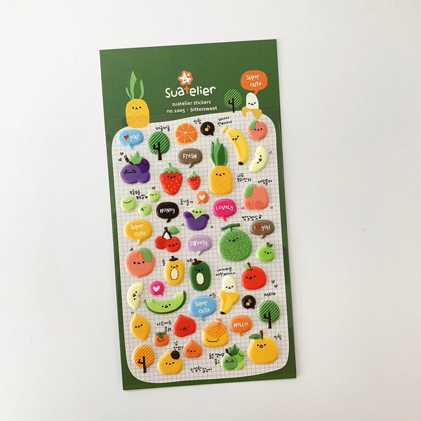 Suatelier Fruit Stickers no.1005 Bittersweet