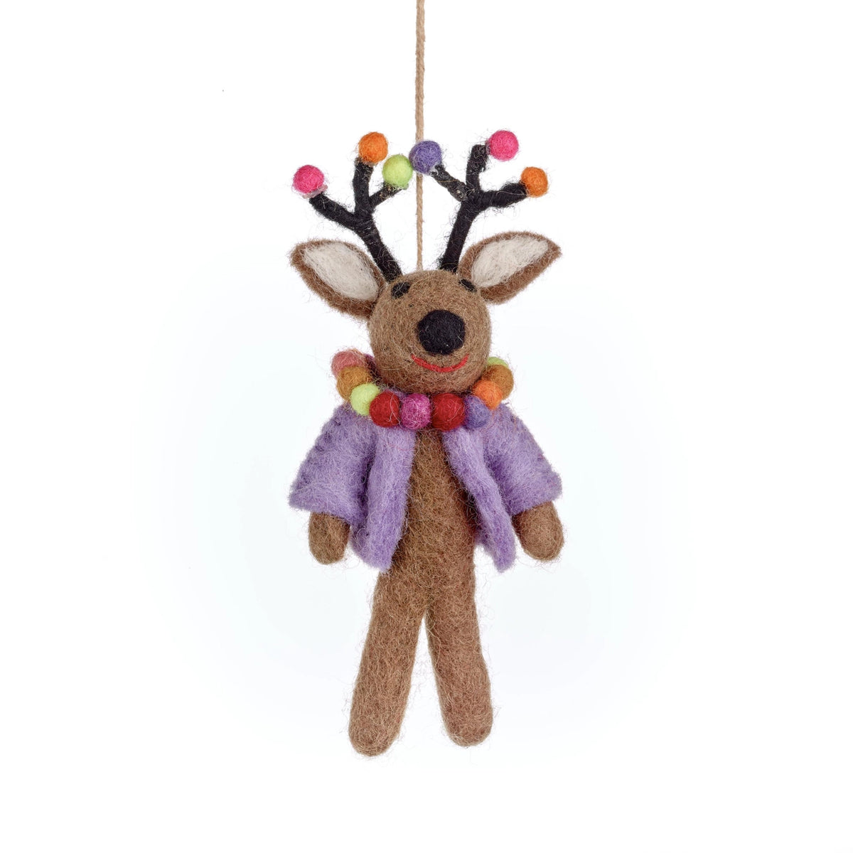 Donner the Neon Reindeer Tree Hanging Decoration
