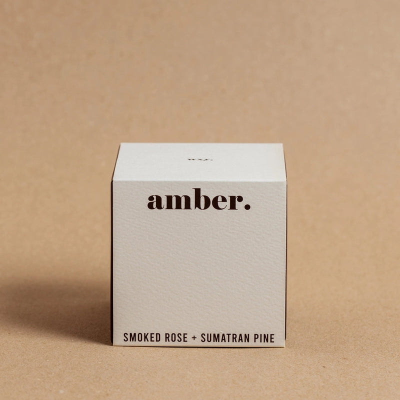 Wxy Smoked Rose & Sumatran Pine 5oz Candle