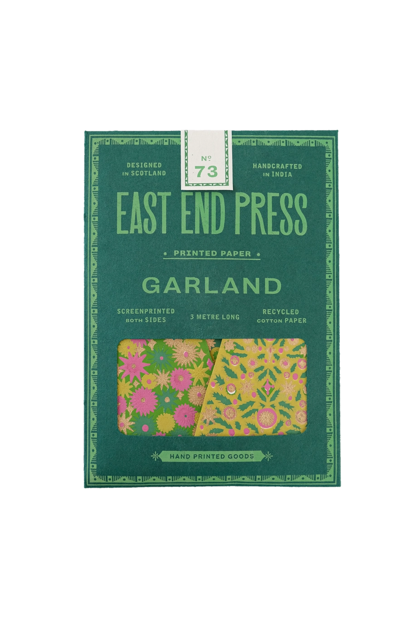 East End Press Christmas Trees 3m Sewn Garland