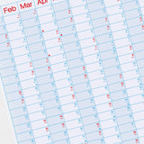 Crispin Finn 2026 Year Wall Planner - Portrait View