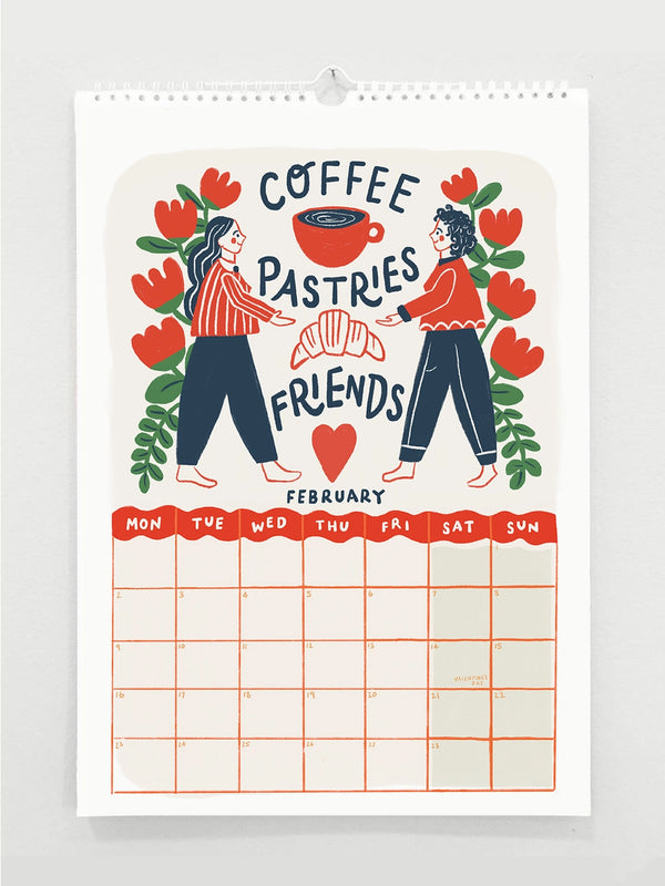 Jade Fisher - Tips for a Good Year - 2026 A3 Wall Calendar