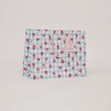 Large Hand Block Printed Pink Sorbet Gift Bags
