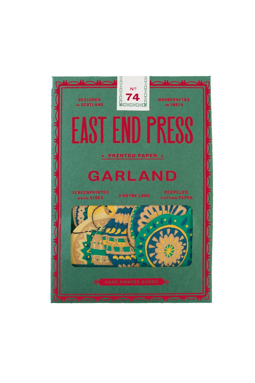 East End Press Christmas Ornament Sewn 3m Garland