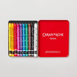 Caran d'Ache Neocolor II Aquarelle Wax Pastels Tin Set of 10