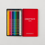 Caran d'Ache Pablo Water Resistant Colour Pencils Assorted Tin of 12