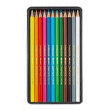 Caran d'Ache Swisscolor Water Soluble Colour Pencils Assorted Tin of 12