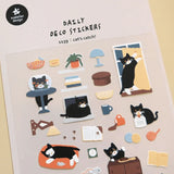 Suatelier Cat Stickers no.1139 Cat's Catch!