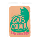 Jade Fisher - Cats in Colour - 2025 A3 Wall Calendar