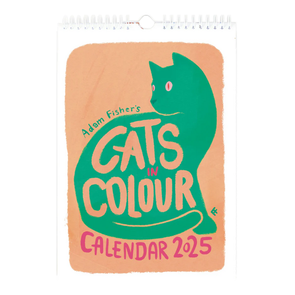 Jade Fisher - Cats in Colour - 2025 A3 Wall Calendar