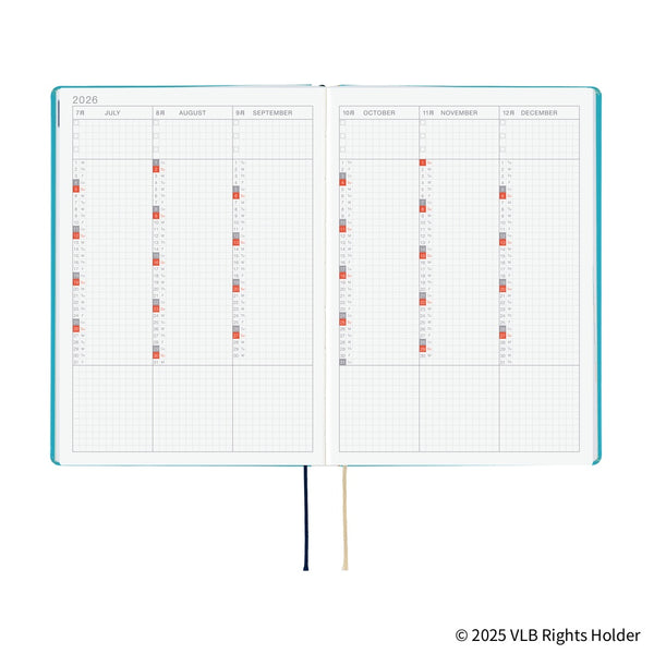 Hobonichi Techo A5 HON 2026 Virginia Lee Burton: The Little House (January Start)