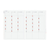 Hobonichi Techo A5 HON 2026 Paper Series: Black Gingham (January Start)