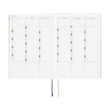 Hobonichi Techo A5 HON 2026 Slash - Ivory (January Start)
