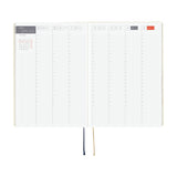 Hobonichi Techo A5 HON 2026 Slash - Ivory (January Start)