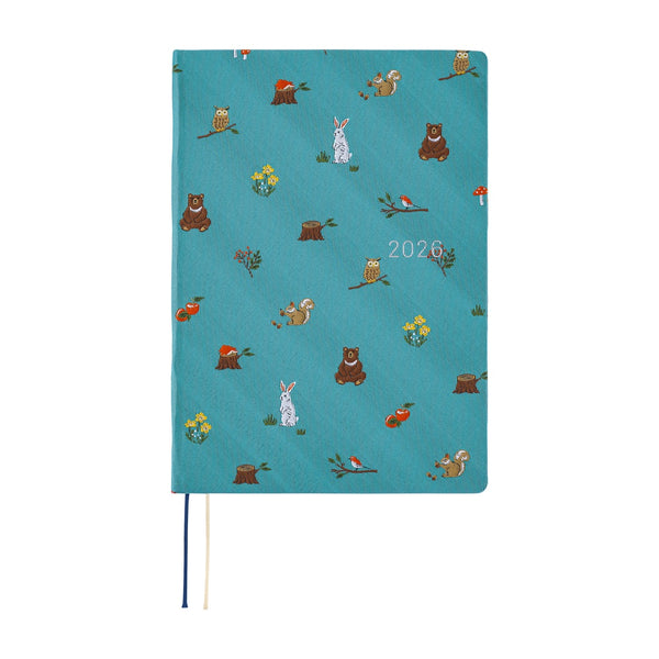 Hobonichi Techo A5 HON 2026 Bow & Tie: In the Forest (January Start)