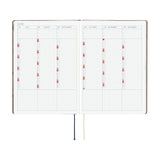 Hobonichi Techo A5 HON 2026 Bow & Tie: Galloping Horses (January Start)