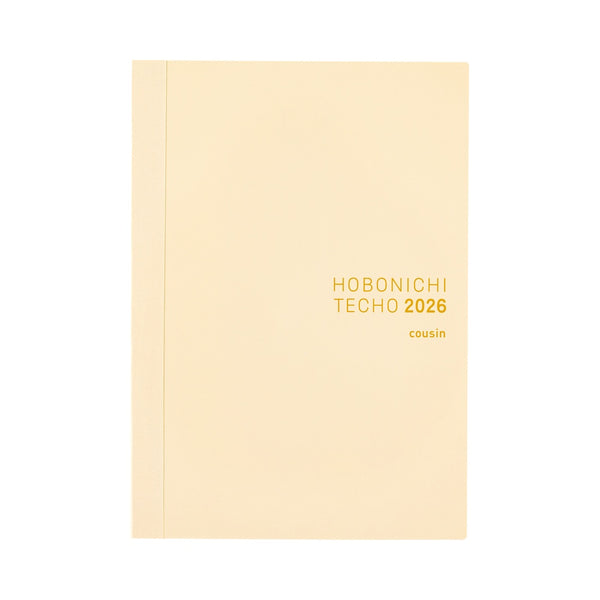 Hobonichi Techo 2026 English Cousin Book (January Start) A5