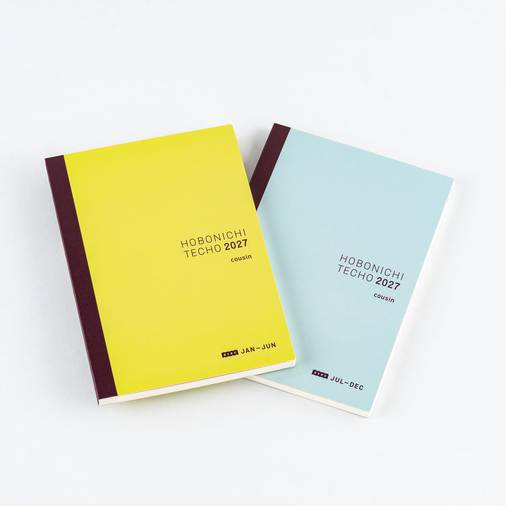 Hobonichi Techo 2027 Japanese A5 Cousin Avec Books (January Start)