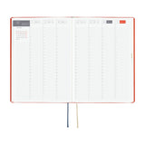 Hobonichi Techo A5 HON 2027 - Yumi Kitagishi: White Cat and Rabbit's Tea Room (January Start)