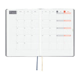 Hobonichi Techo A5 HON 2027 - Slash: Navy (January Start)