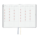 Hobonichi Techo A5 HON 2027 - Slash: Navy (January Start)
