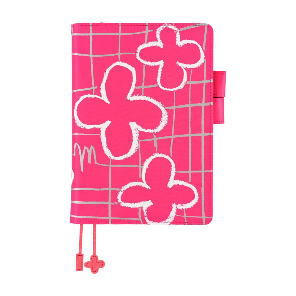 Hobonichi A5 Cover - Makoto Katsubayashi: Pink Flowers