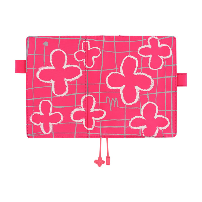 Hobonichi A5 Cover - Makoto Katsubayashi: Pink Flowers